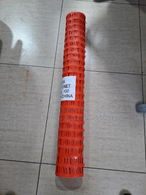 Orange HDPE Barricading Safety Net. 1*50mtr - thumbnail 2