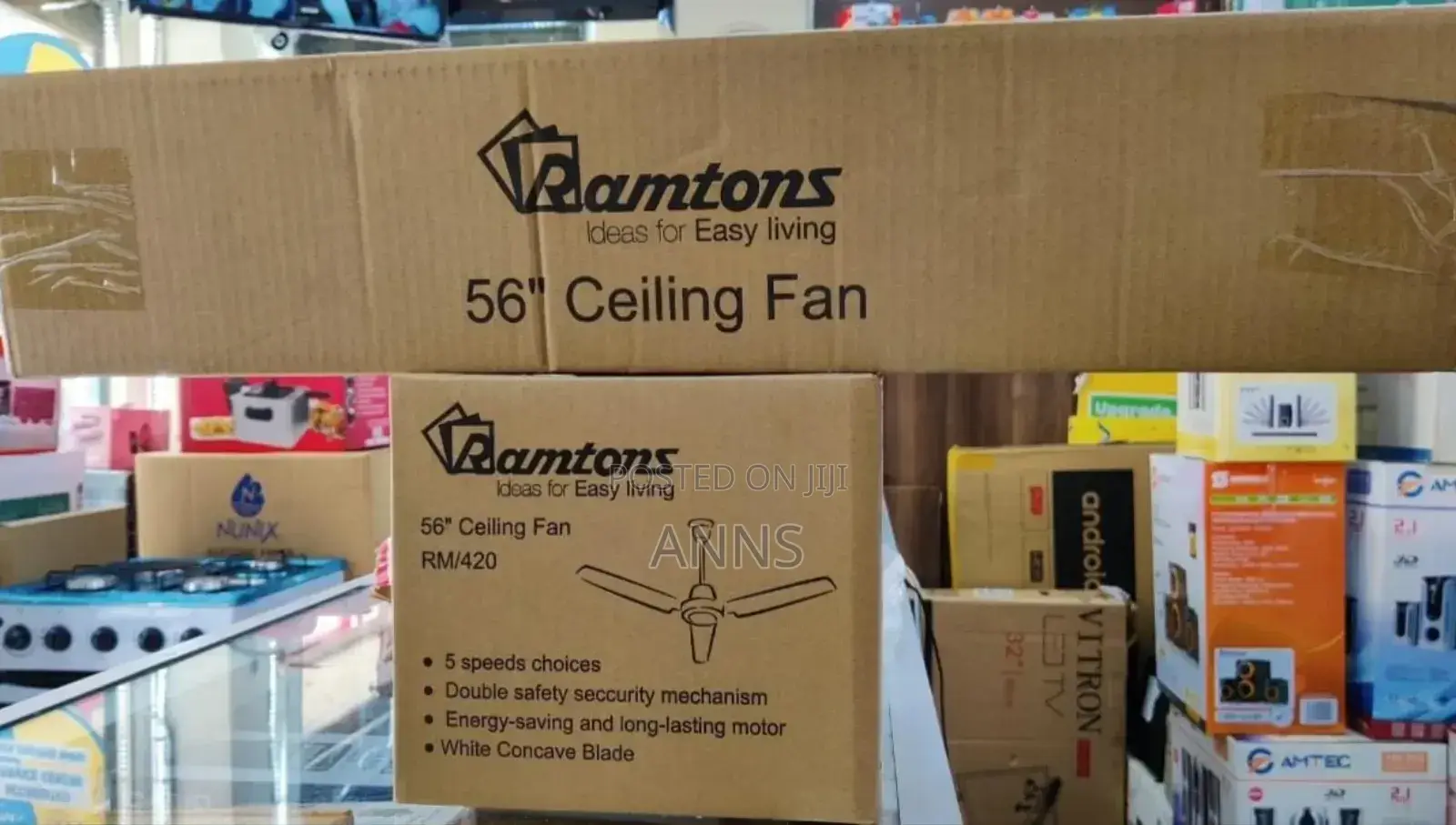 Ramtons 56" 3 Blade Ceiling Fan