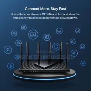 Tp-Link Archer AXE75 AXE5400 Triband Gigabit Wifi 6E Router