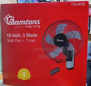 Ramtons 16" Wall Fan With Timer