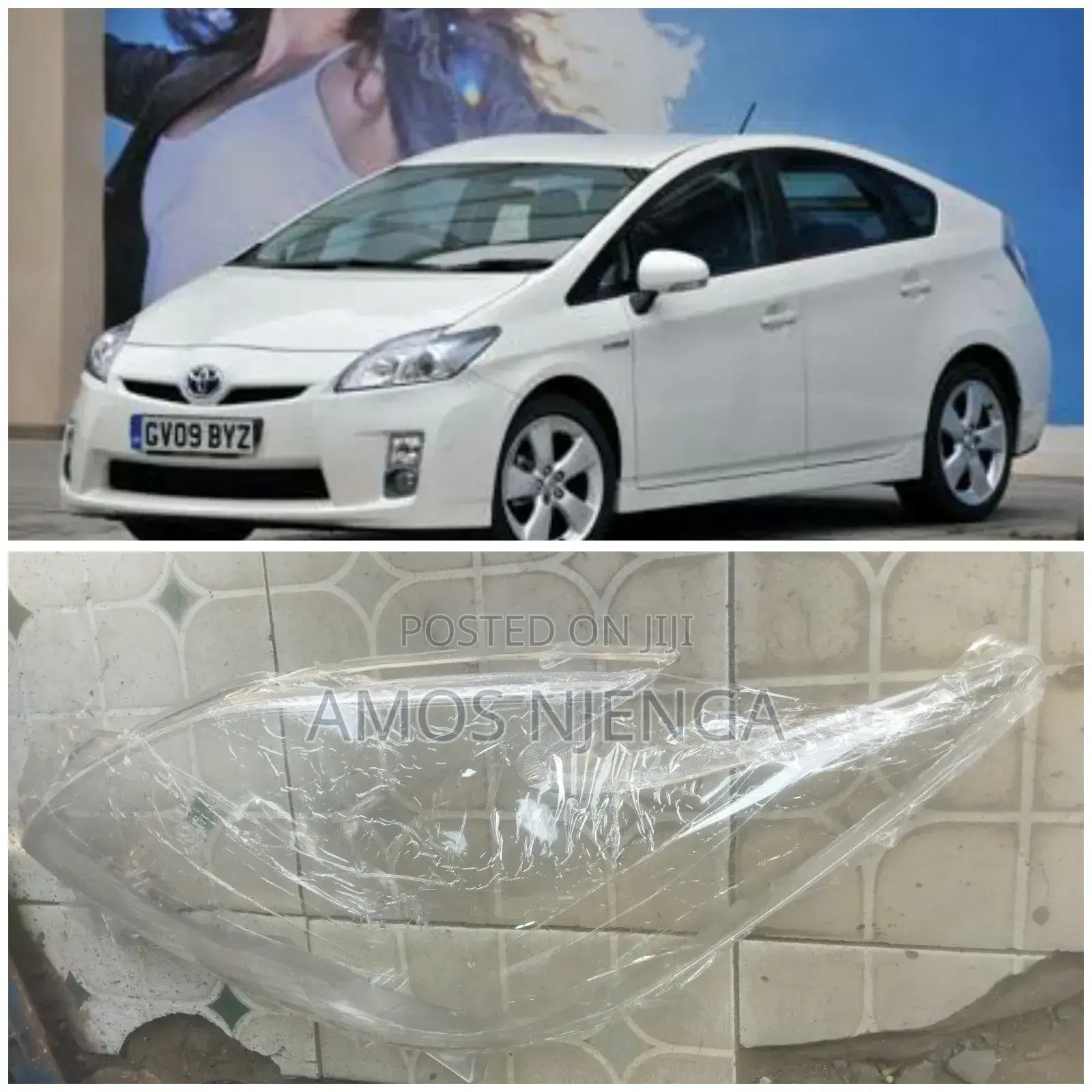 Toyota Prius Headlight Lens
