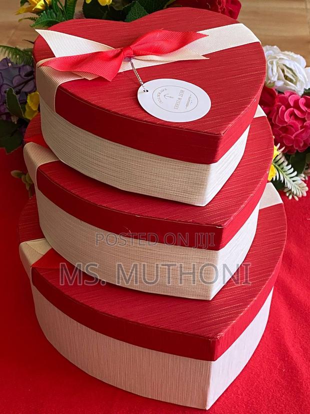 3 IN 1 LOVE HEART Gift /Storage BOXES - thumbnail 3