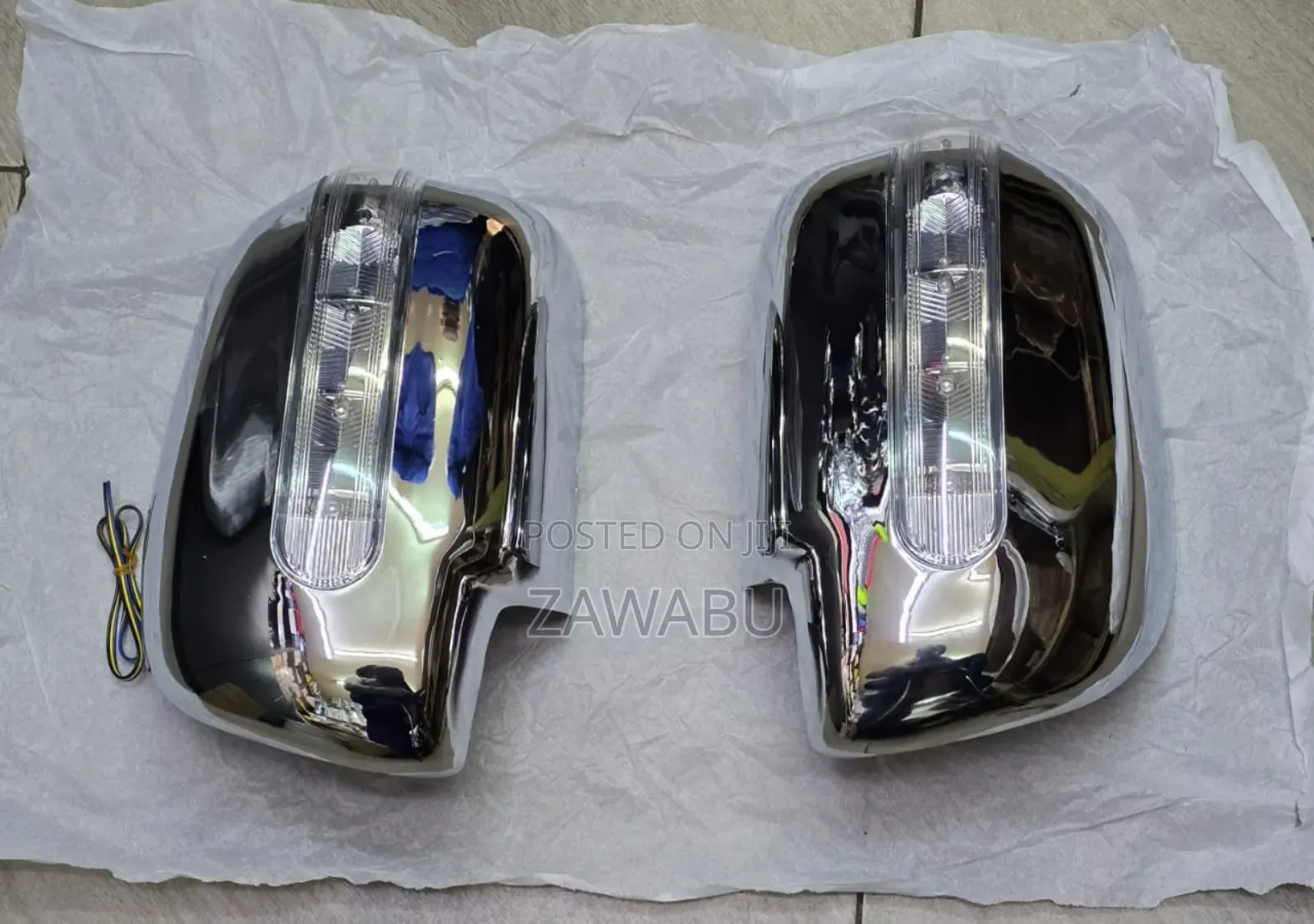 Side Mirror Cover Chrome VIGO 05-13 WITH LED