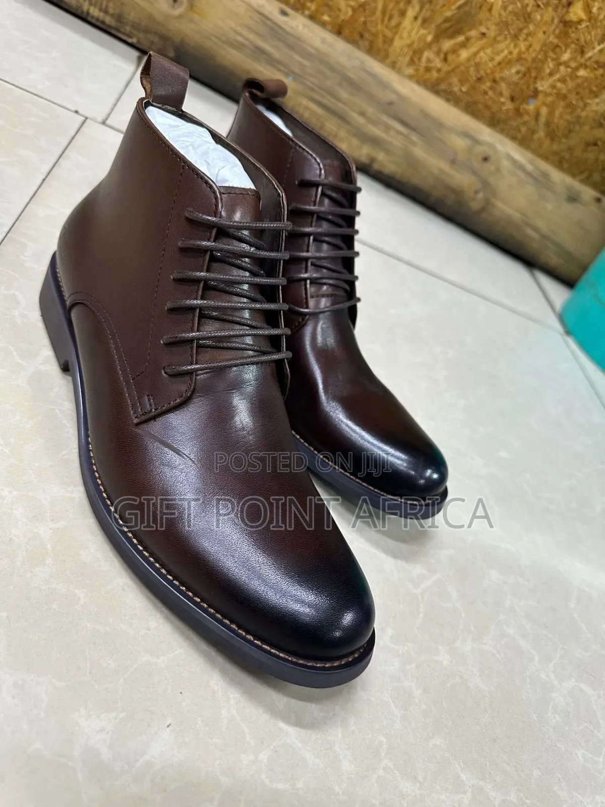 Coffee Brown Pure Leather Clarks Boots