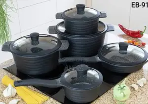 EDENBERG High Quality Nonstick Pressed Aluminum Pots Set
