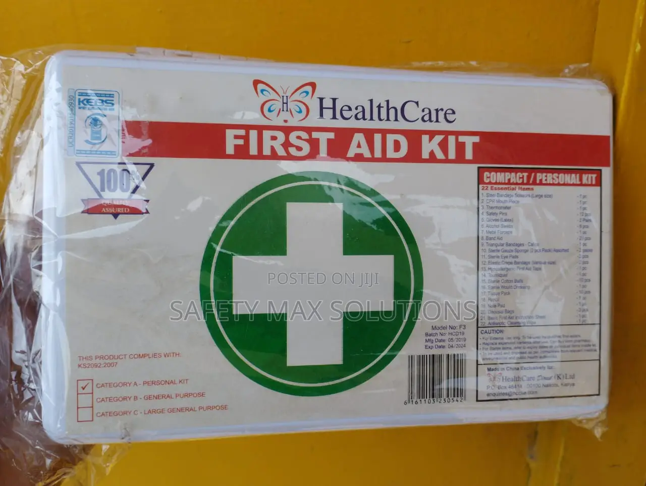 Small First Aid Kit/Personal First Aid Kit/Category A