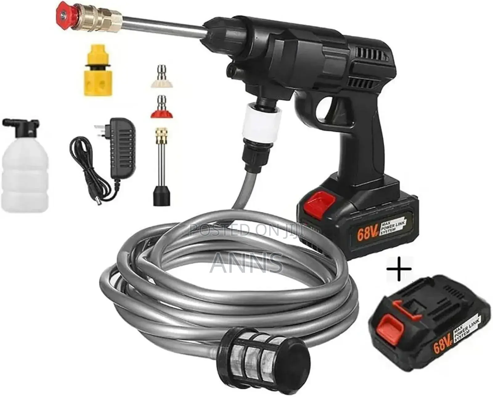 Fantastic Car Washer Machine/Gun With 2 Batteries