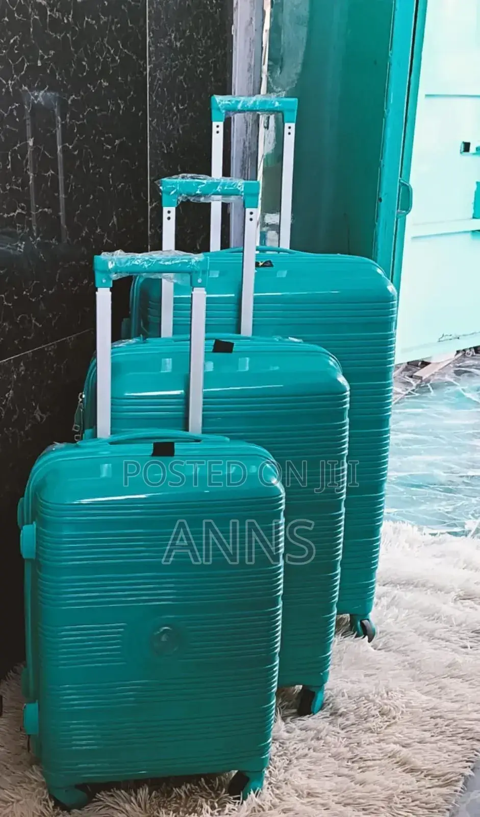 Rubber Suitcase ~ 3 in 1 Suitcase Set
