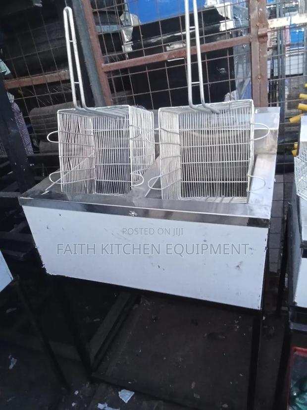 Large Deep Fryer Double Elements - main view