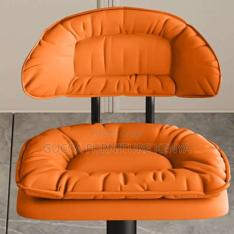 Home Chairs: Upholstered Simple Multi-Levelled Barstool