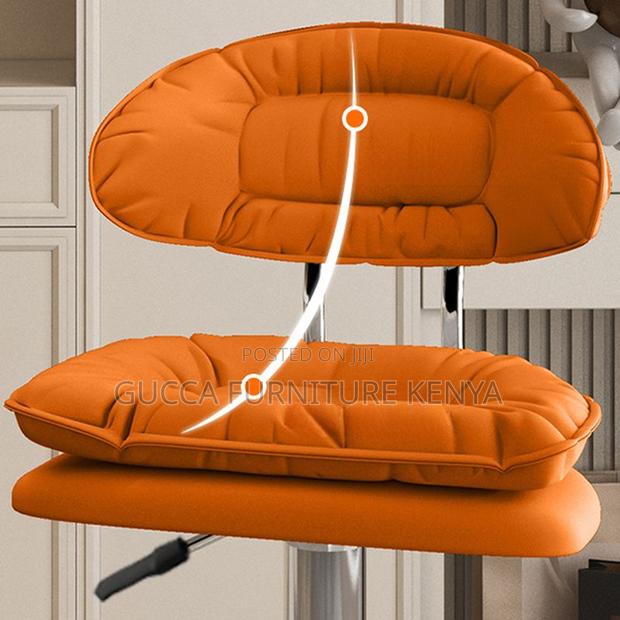 Home Chairs: Upholstered Simple Multi-Levelled Barstool - thumbnail 6