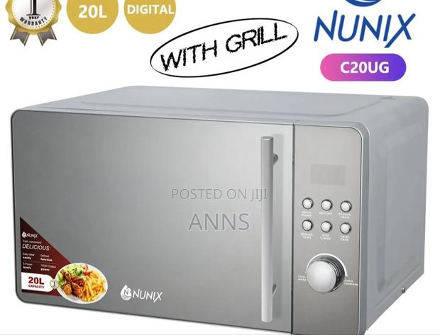 Nunix Advanced 20L Silver Microwave Oven+ Grill