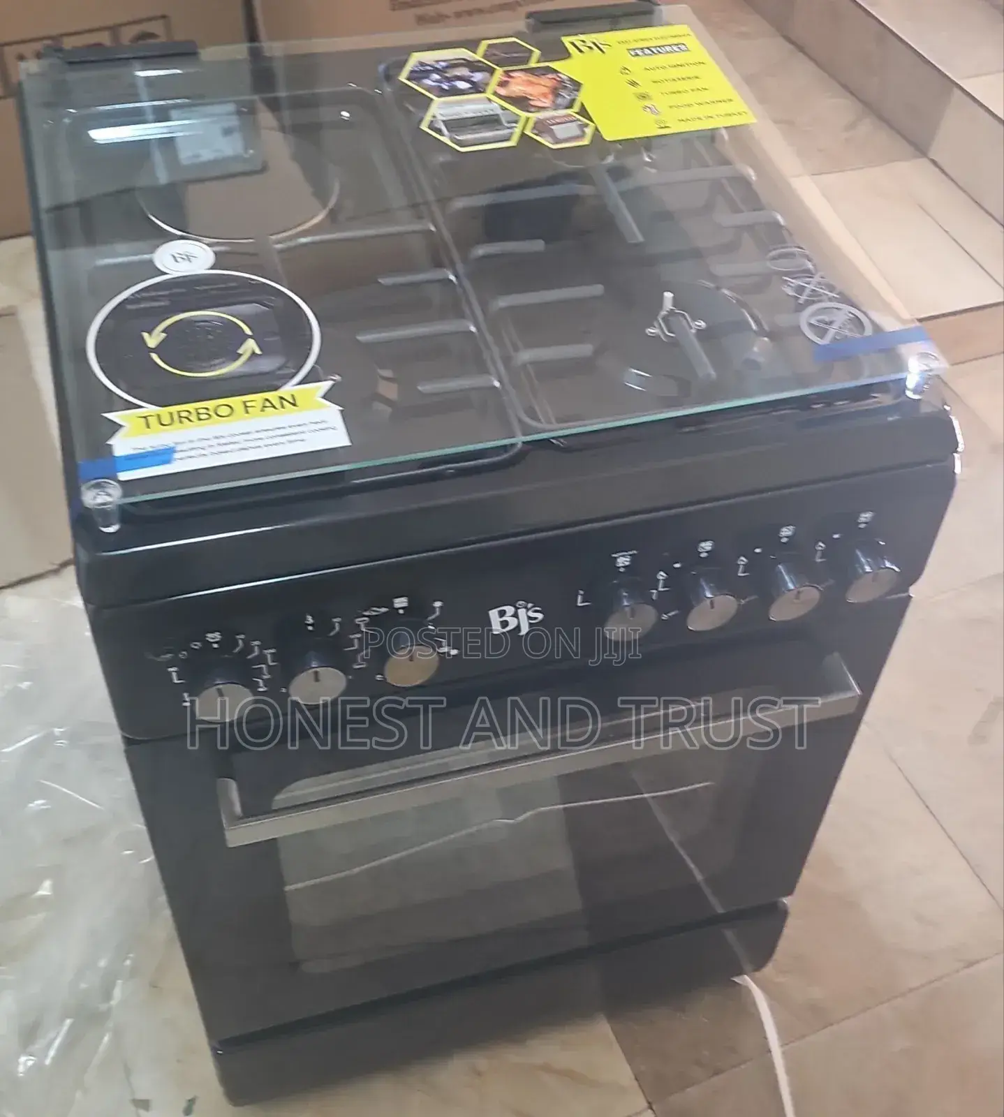 BJS 60 by 60 Standing Cooker 3+1