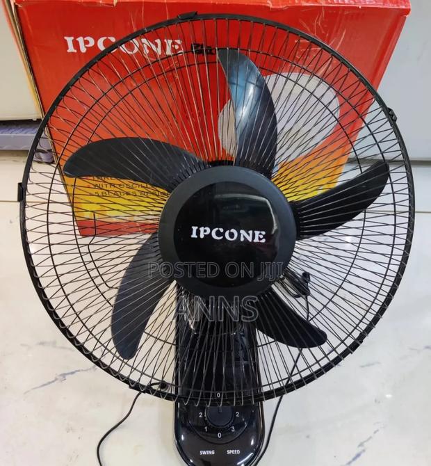 Ipcone Black Wall Fan. 3 Speed - main view