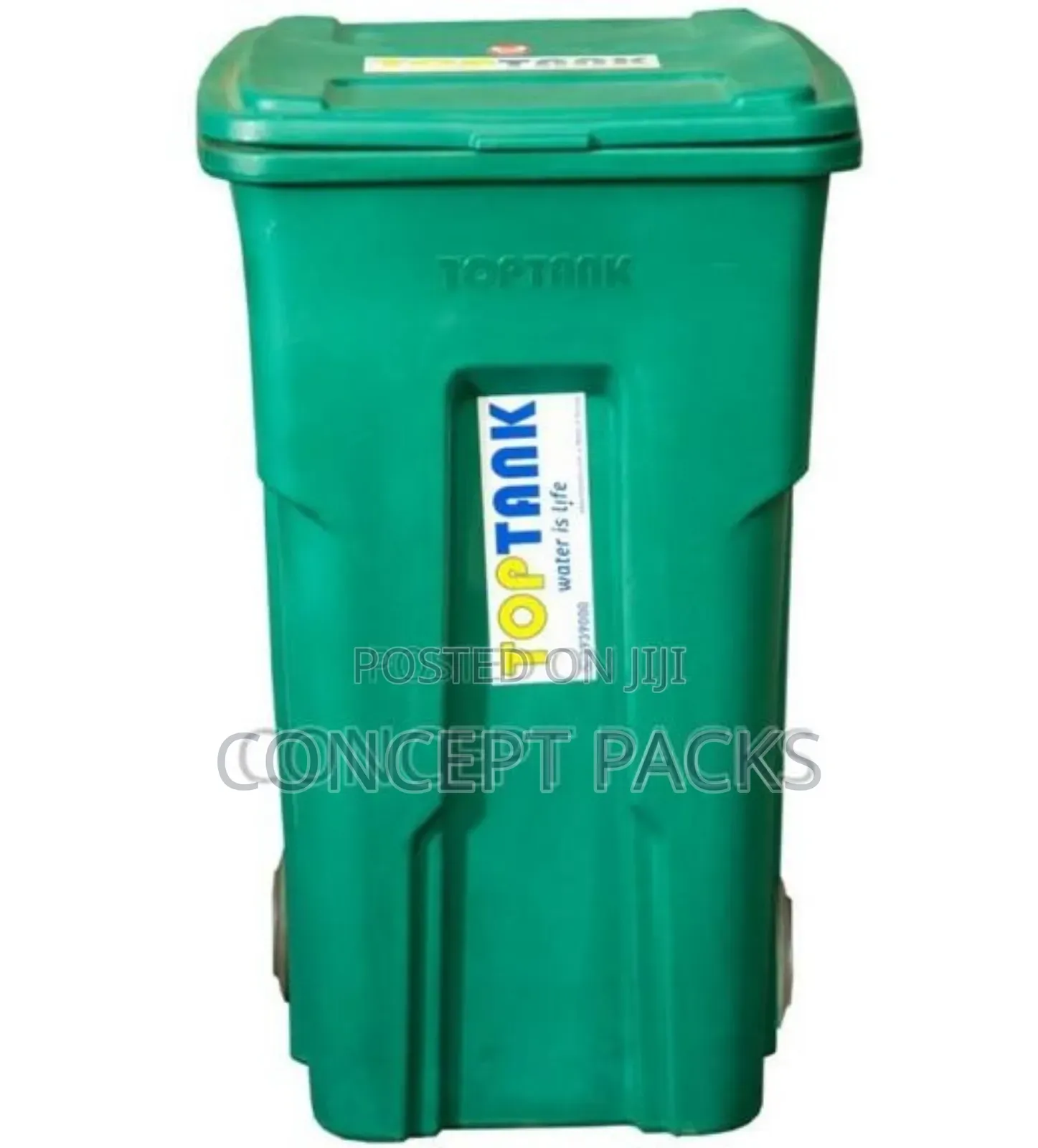 360litre Garbage Bin With Wheels. (No Pedal)
