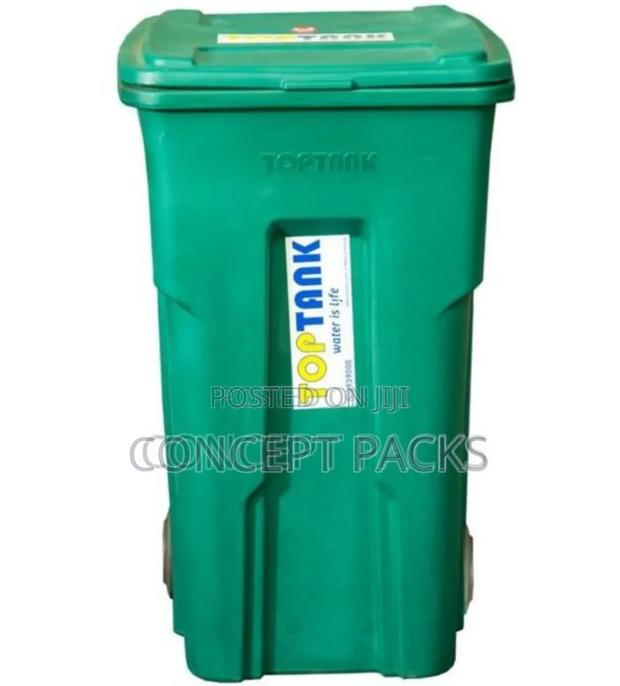 360litre Garbage Bin With Wheels. (No Pedal) - thumbnail 2