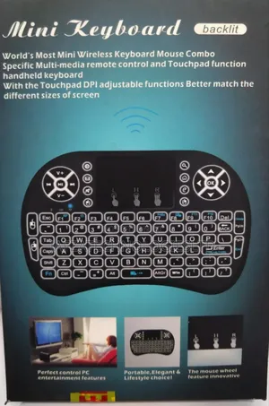 Backlit Mini Keyboard Touchpad Mouse