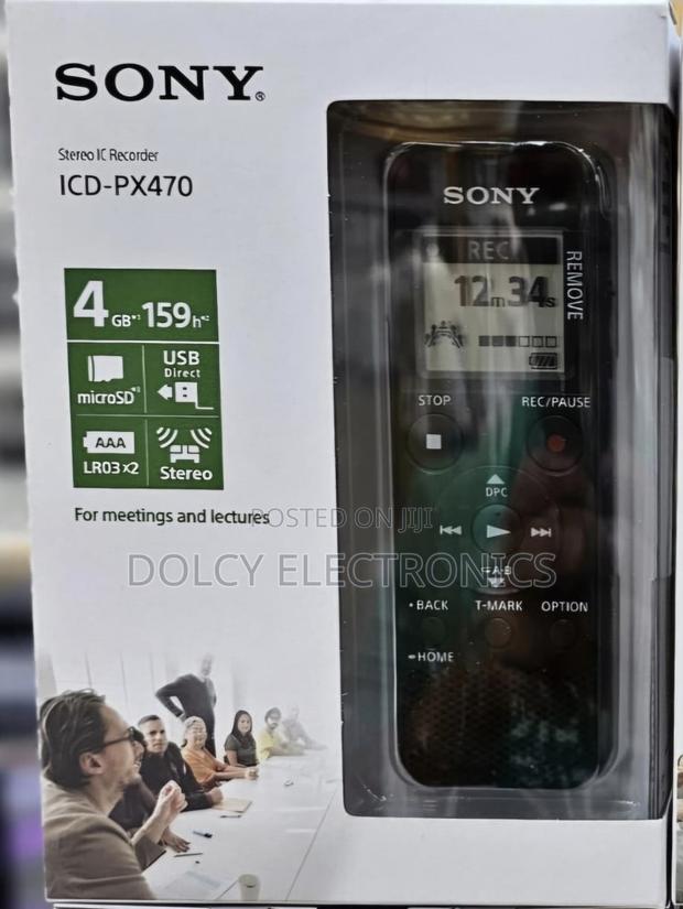 Sony Icd-px470 Digital Voice Recorder With Usb - thumbnail 2