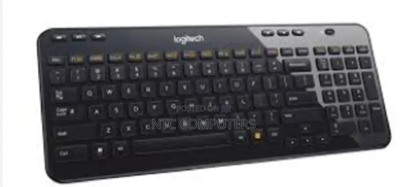 Logitech Wireless Keyboard (Glossy Black)