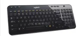 Logitech Wireless Keyboard (Glossy Black)