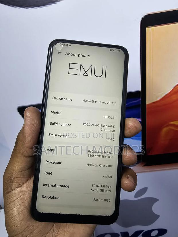 Huawei Y9 Prime 128 GB Gray - thumbnail 4