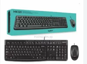 Logitech Mk120 Usb Wired Keyboard and Mouse Combo