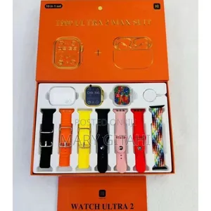 T900 Ulra2 7 in 1 Straps Smart Watch ( 10 in 1 Set )**