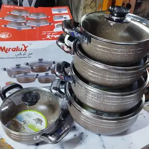 10 Pieces Miralux Nonstick Sufuria