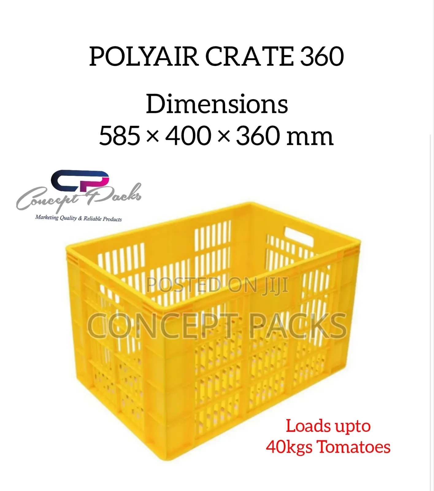 Polyair Crate 360. Loads Upto 40kgs Tomatoes.