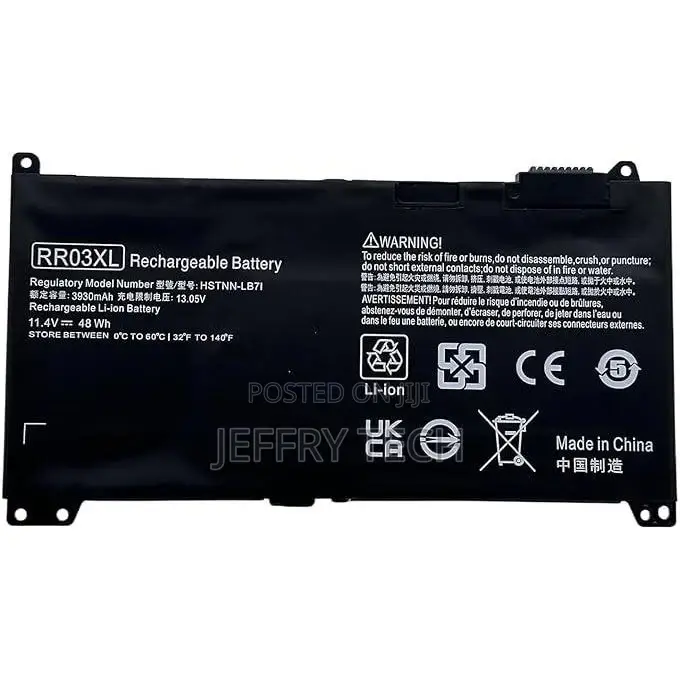 Hp RR03XL Laptop Notebook 48wh 11.4V Battery