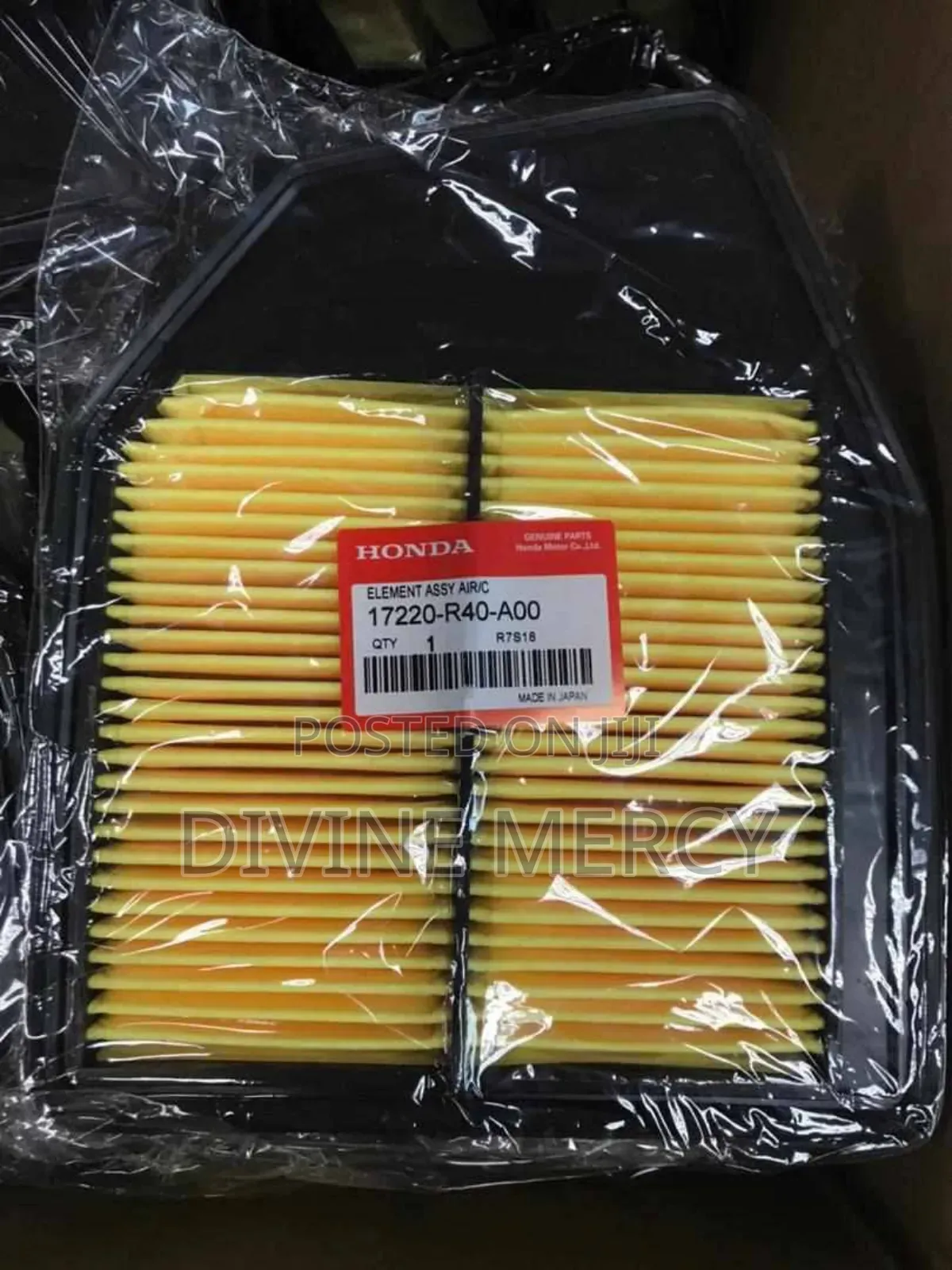 Honda Air Cleaners Filter