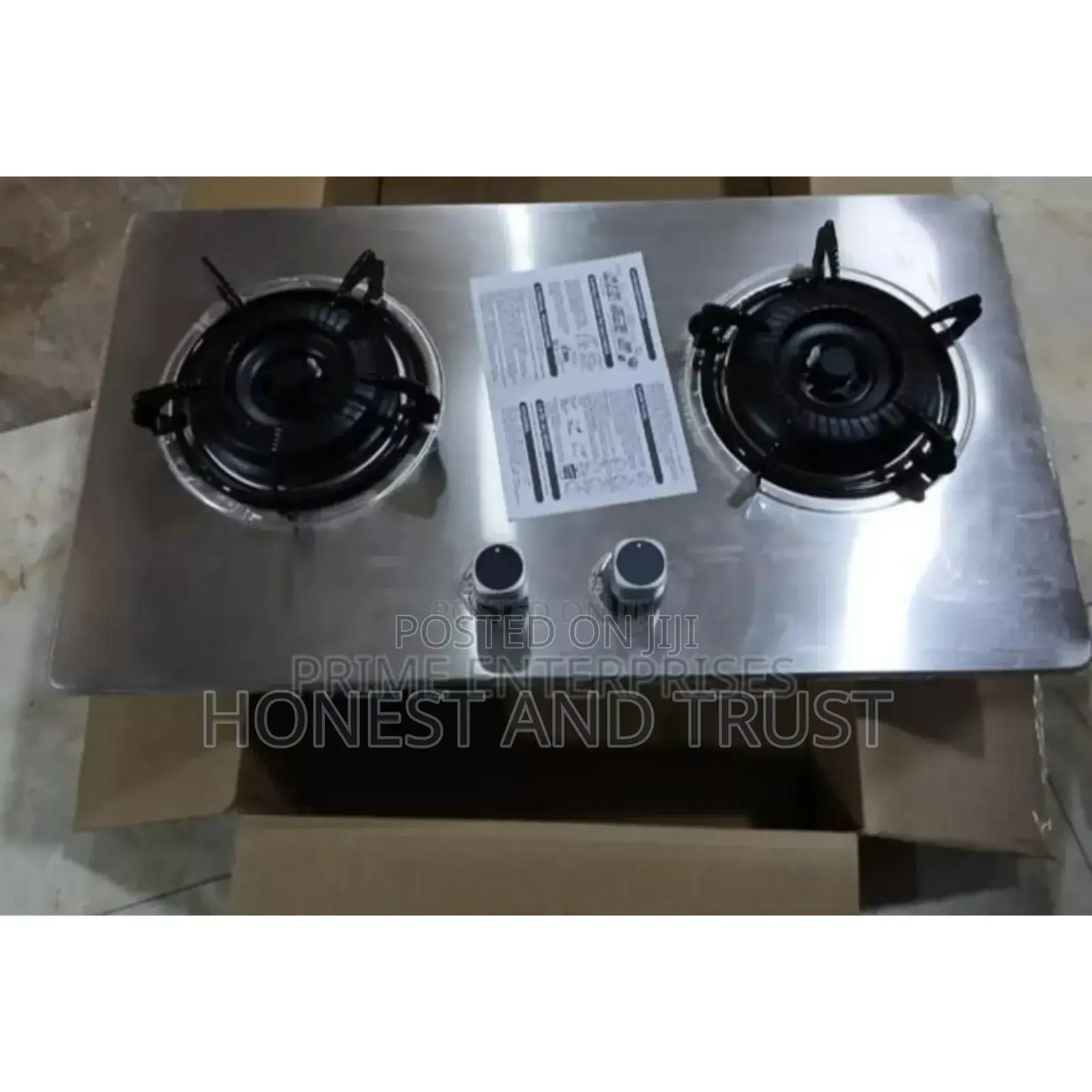 Cooker. 2burner Inbuilt Two Burner Cooker