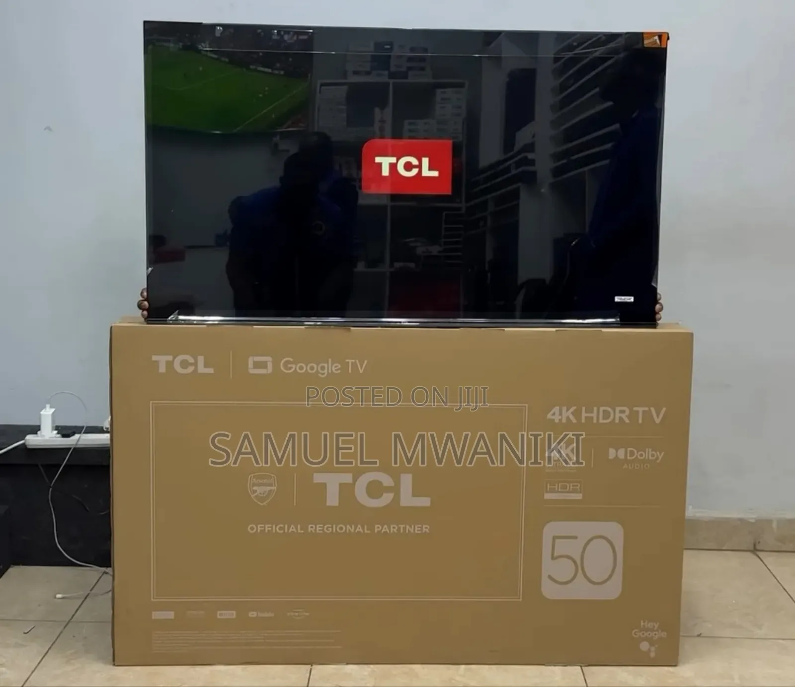 TCL 50" Uhd HDR Google Tv
With Voice Command