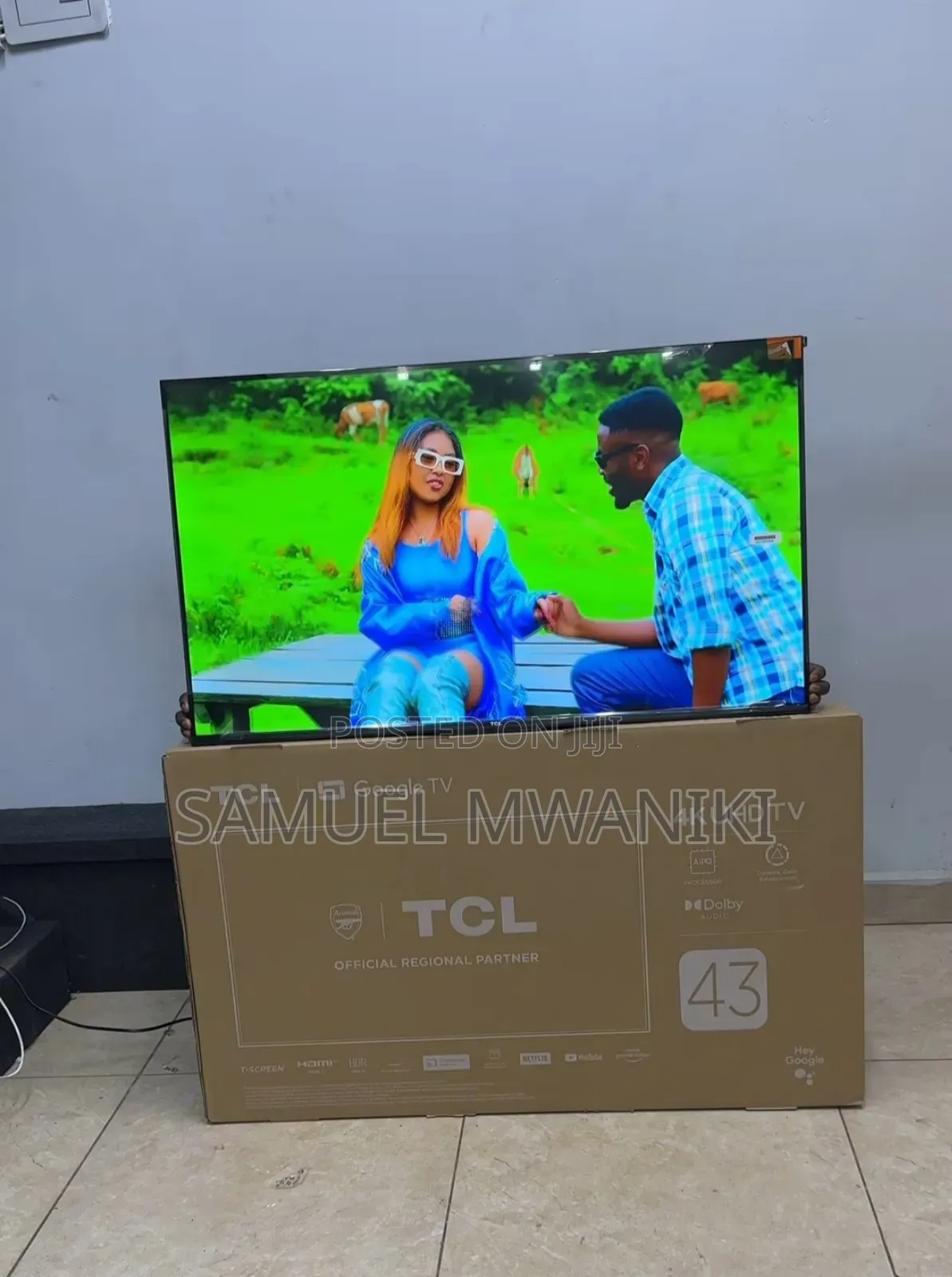 TCL 43" P635 Uhd Google Tv Netflix Youtube Bluetooth