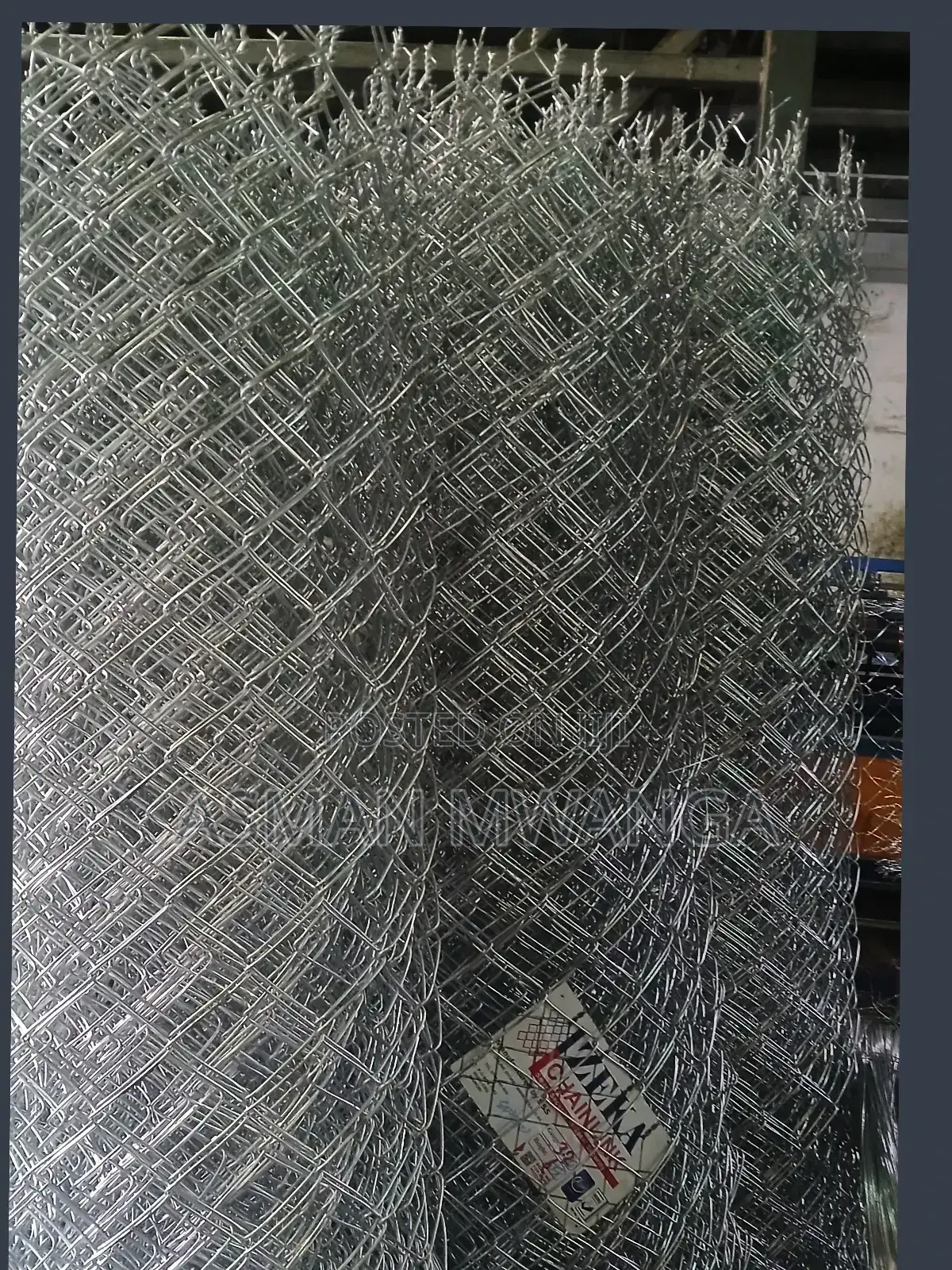 Galvanised Chainlink Medium Gauge 12.5g 2.5mm