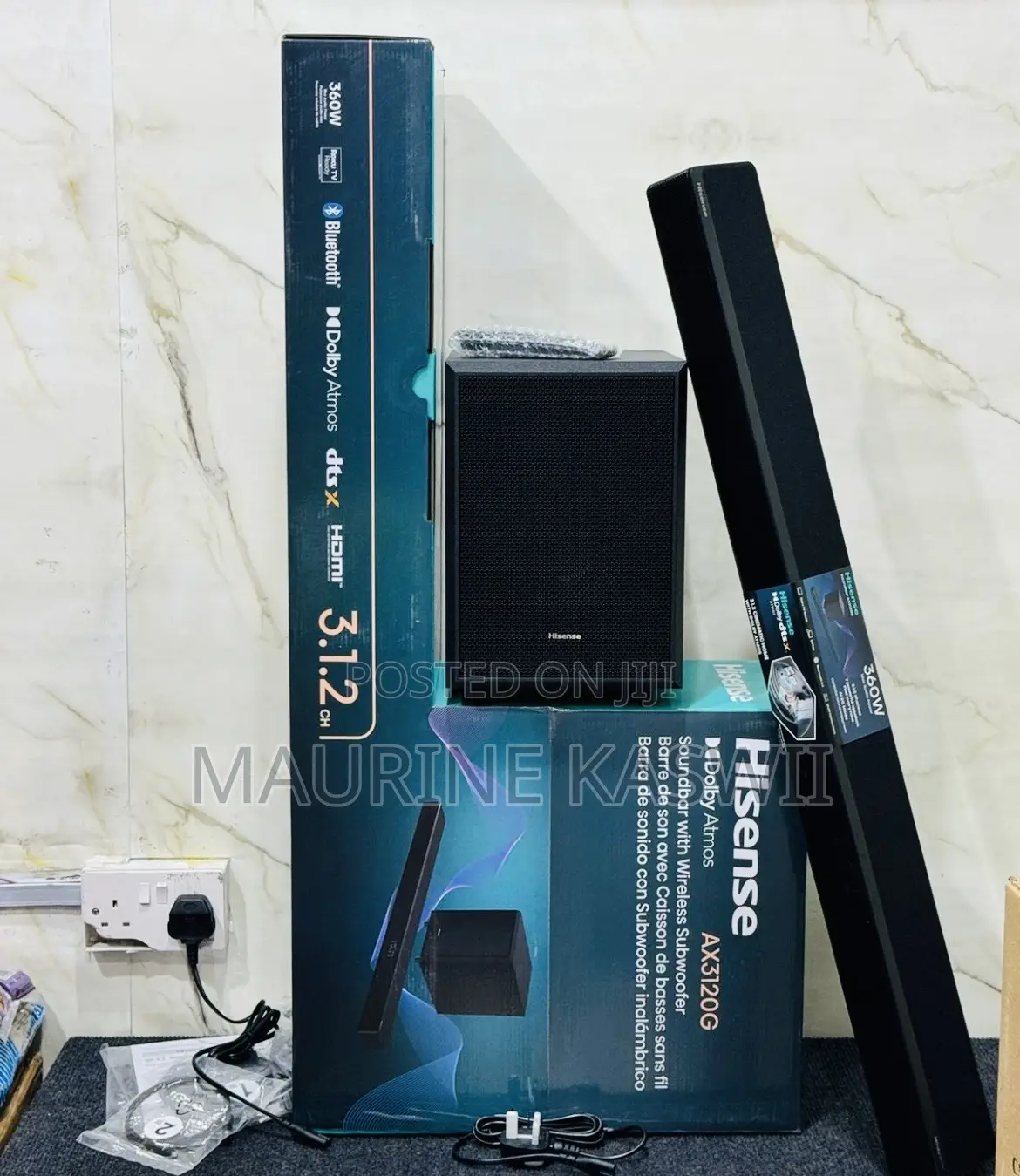 Hisense 360wax3100g 3.1 CH Wireless Subwoofer Soundbar