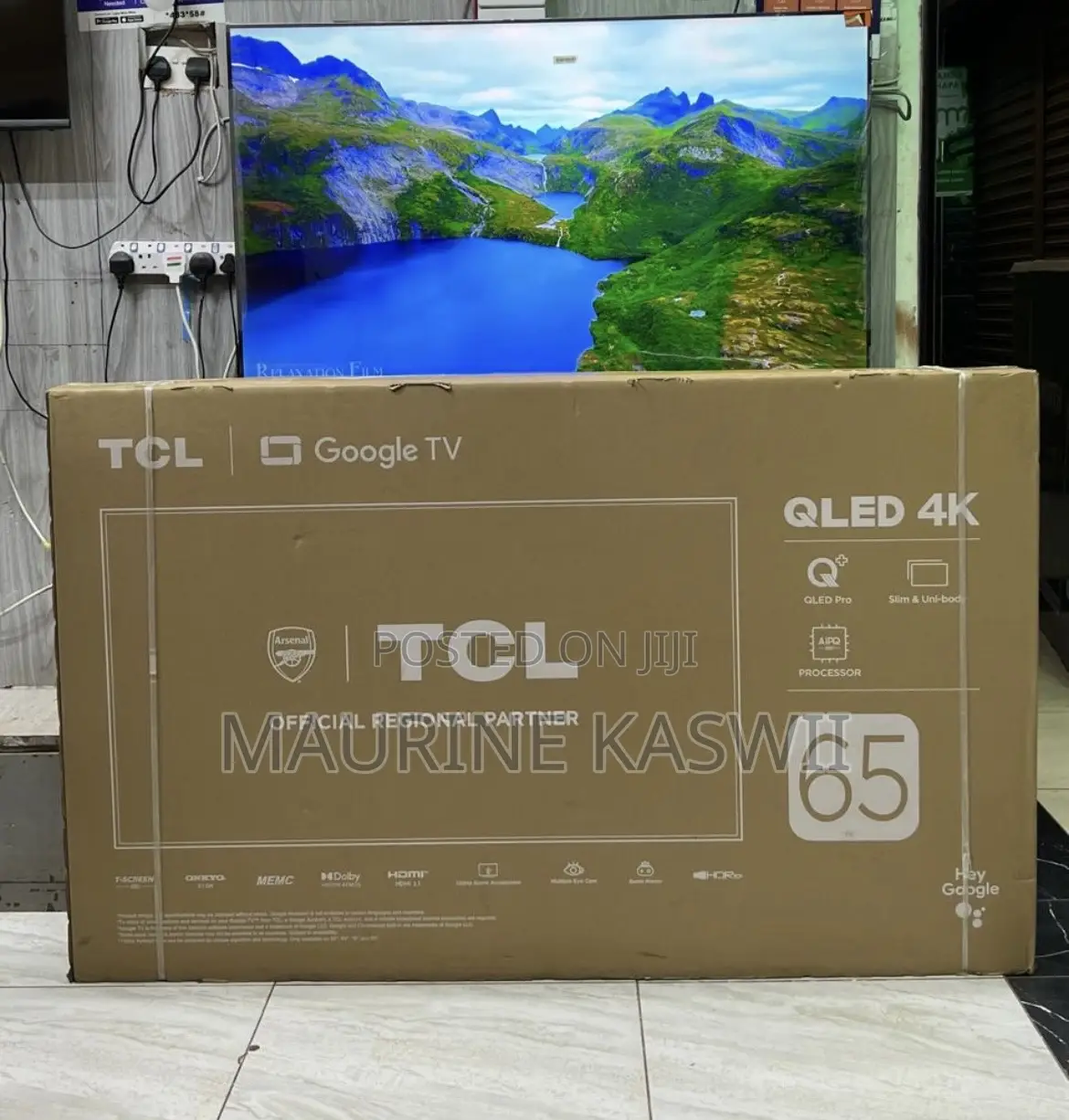 TCL 65′′ 65c655 Qled Pro 120hz