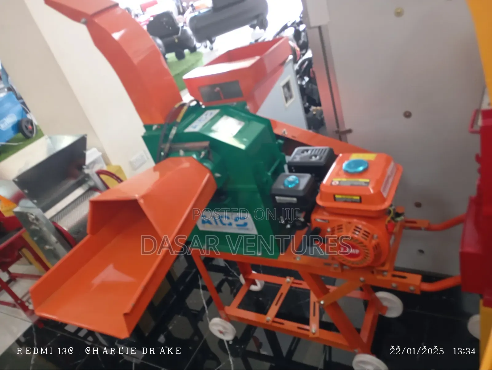 Chaff Cutter / Feed Chopper Petrol 400kg/Hr