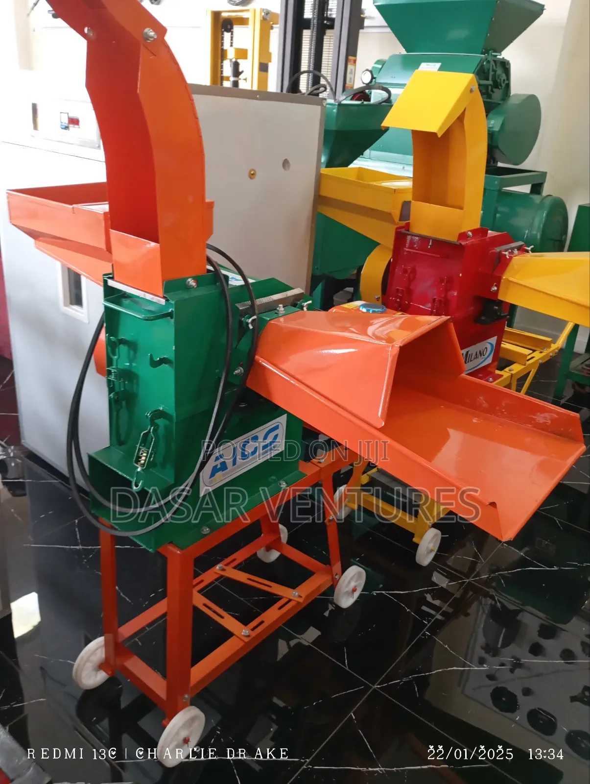Chaff Cutter / Feed Chopper Petrol 400kg/Hr