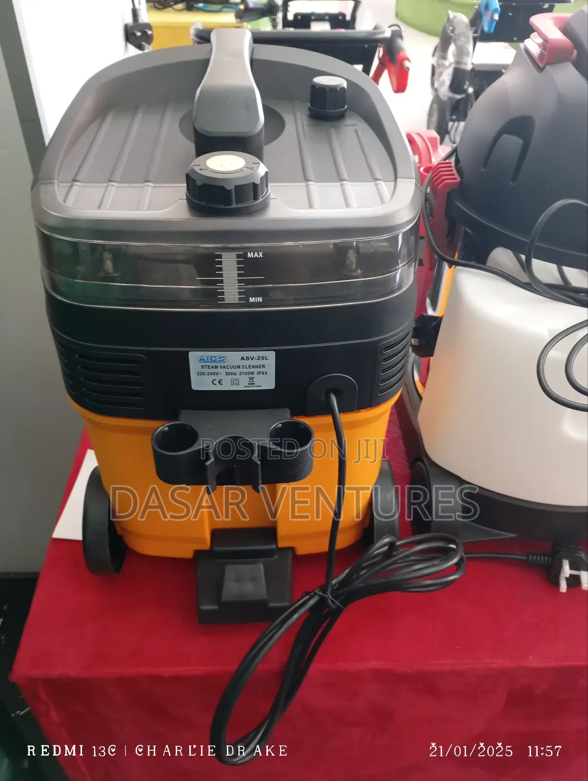Steam Cleaner / Steam Vacuum Cleaner ASV20