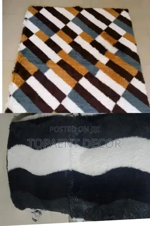 Themed 7 by 8 Warm Fluffy Carpets