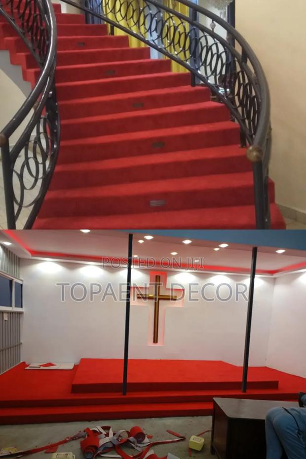 Red House Staircase and Church Pulpit Wall to Wall Carpets