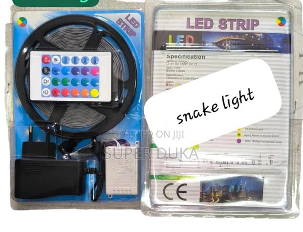 Snake Light.5m Multi Colour Led Strip.Self Stick.Remote. - main view