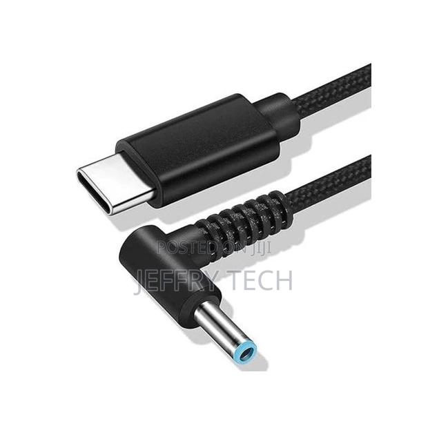 Hp PD 65W Usb-C 18.5-20v Laptop Cable Small Blue Pin - main view