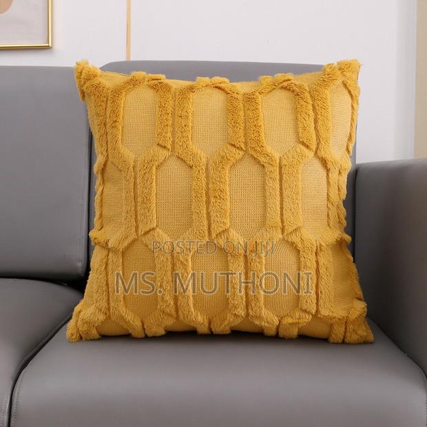 Soft Solid Fluffy Cushion Cover - main view