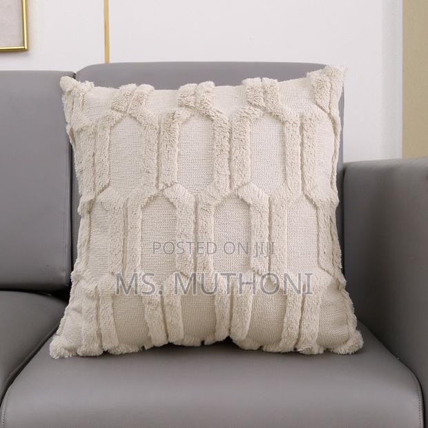 Soft Solid Fluffy Cushion Cover - thumbnail 2