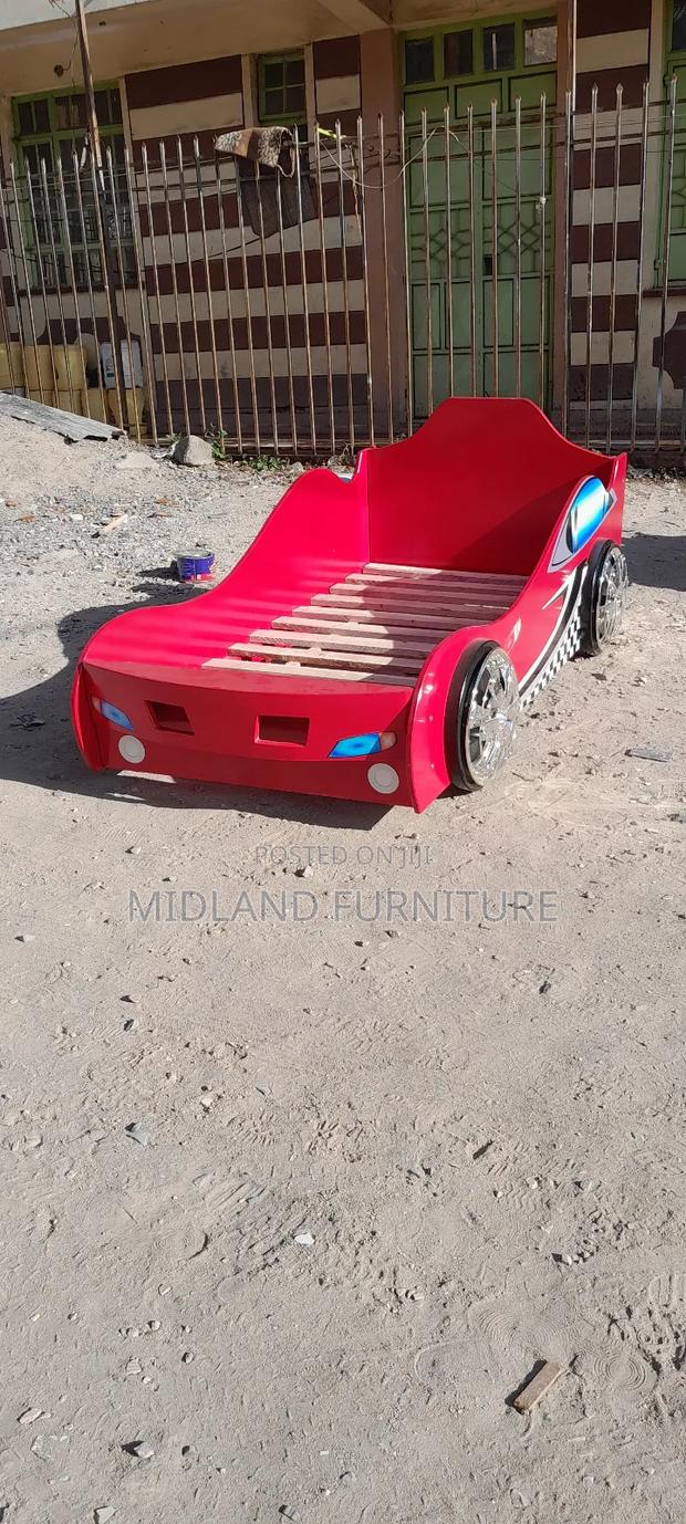 Red Themed Car Bed for Kids - thumbnail 3