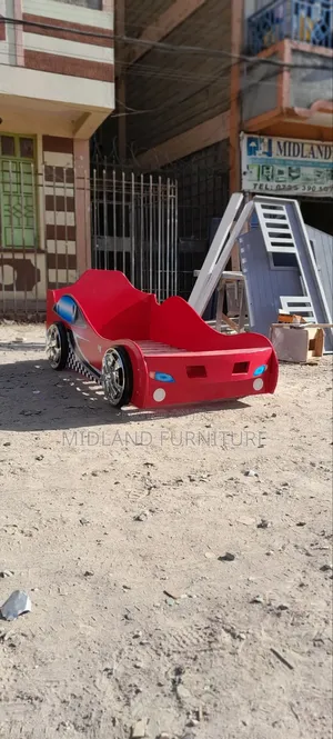 Red Themed Car Bed for Kids