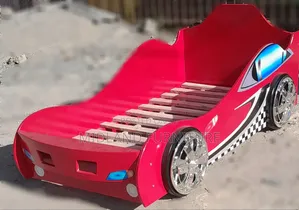 Red Themed Car Bed for Kids