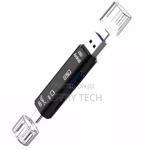 Multifunction 5in1 TF USB to Micro USB Type-C Card Reade
